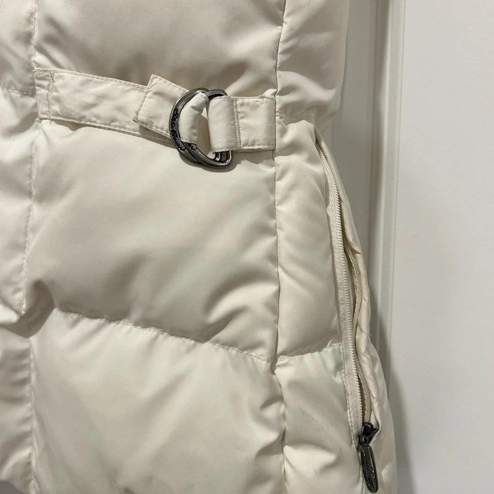 Eddie Bauer Women’s Goose Down Ivory Vest small - Picture 8 of 10